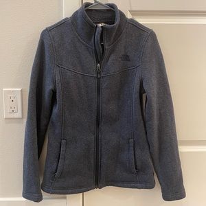 North face women’s fleece full zip size small